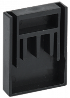 Заглушка для шины PIN 4Р 100А шаг 27мм | код YNK51-4-100 | IEK (упак.100 шт.)